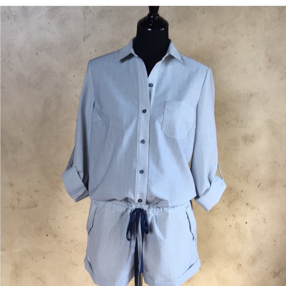 Chaiken Romper Jumpsuit Striped Small 4 / 6